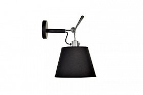 Настенный дизайнерский светильник-бра Tolomeo Parete 18cm black/black matte