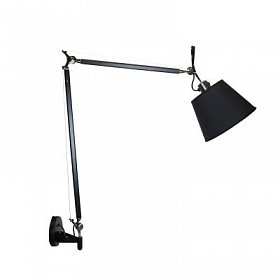 Настенный светильник-бра Tolomeo Parete basculante 18cm black/black matte