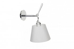 Настенный дизайнерский светильник-бра Tolomeo Parete 18cm white/chrome