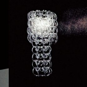 Дизайнерский настенный светильник-бра Vistosi Giogali black