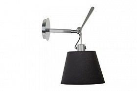 Настенный дизайнерский светильник-бра Tolomeo Parete 18cm black/chrome
