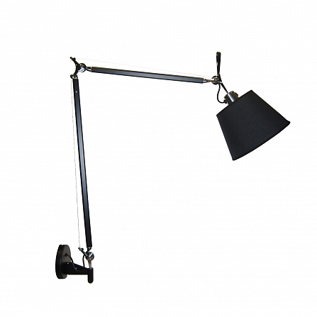 Настенный светильник-бра Tolomeo Parete basculante 24cm black/black matte
