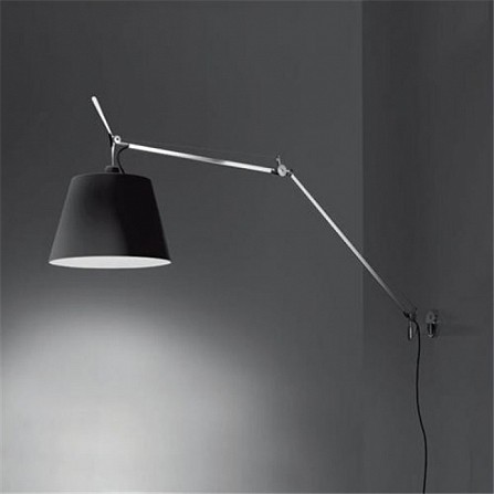 Настенный светильник-бра Tolomeo Parete basculante 24cm black/chrome