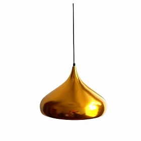 Дизайнерская подвесная люстра Spinning Light 41cm gold