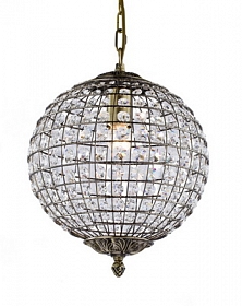 Дизайнерский подвесной светильник Kasbah с хрусталем, бронза