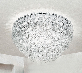 Дизайнерский потолочный светильник Vistosi Giogali 80cm glassy